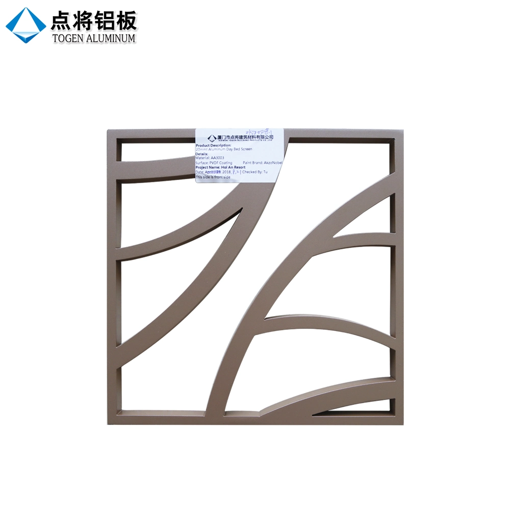 Luxury Customized Wall Cladding /Aluminum Composite Panel Aluminum Laser Cutting Decorative Panel