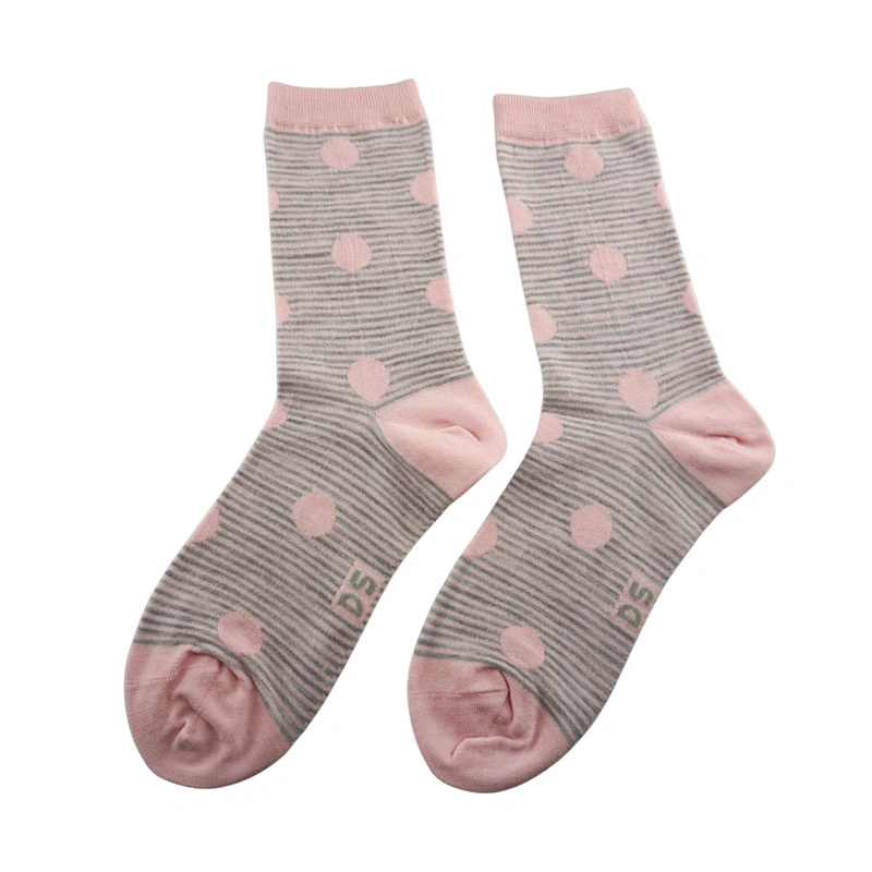 171222sk luxuriöse dünne Damen Socken aus Merinowolle mit rosa Clay