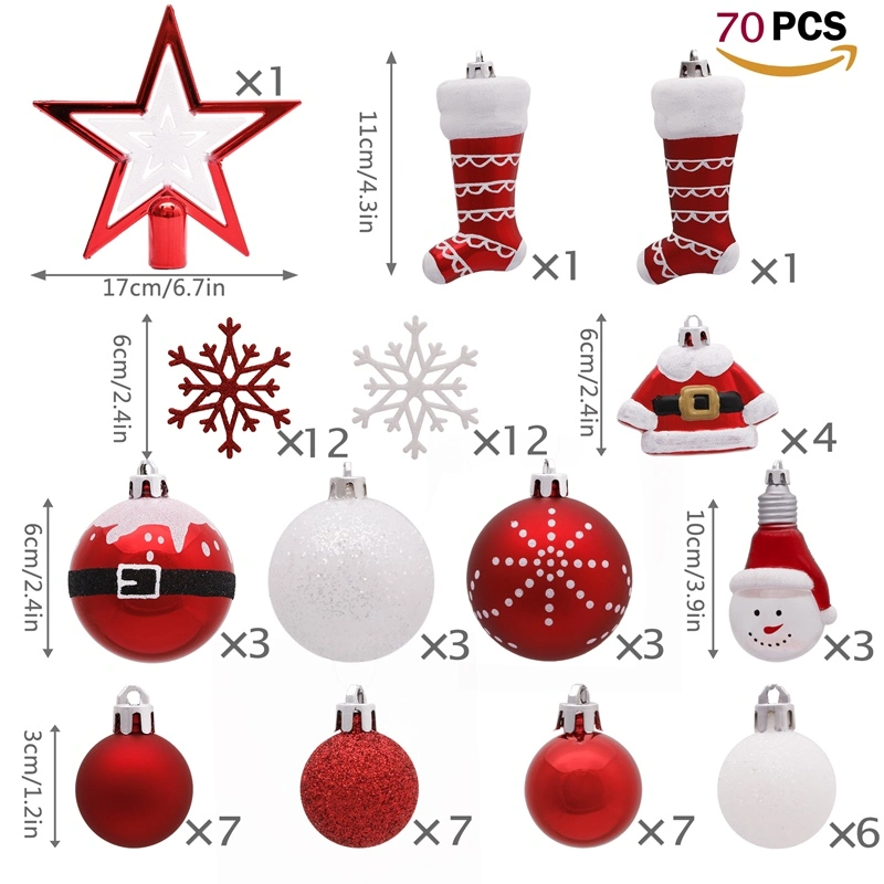 Wooden Hanging Pendants Star Xmas Tree Bell Home Outdoor Party Christmas Decorations