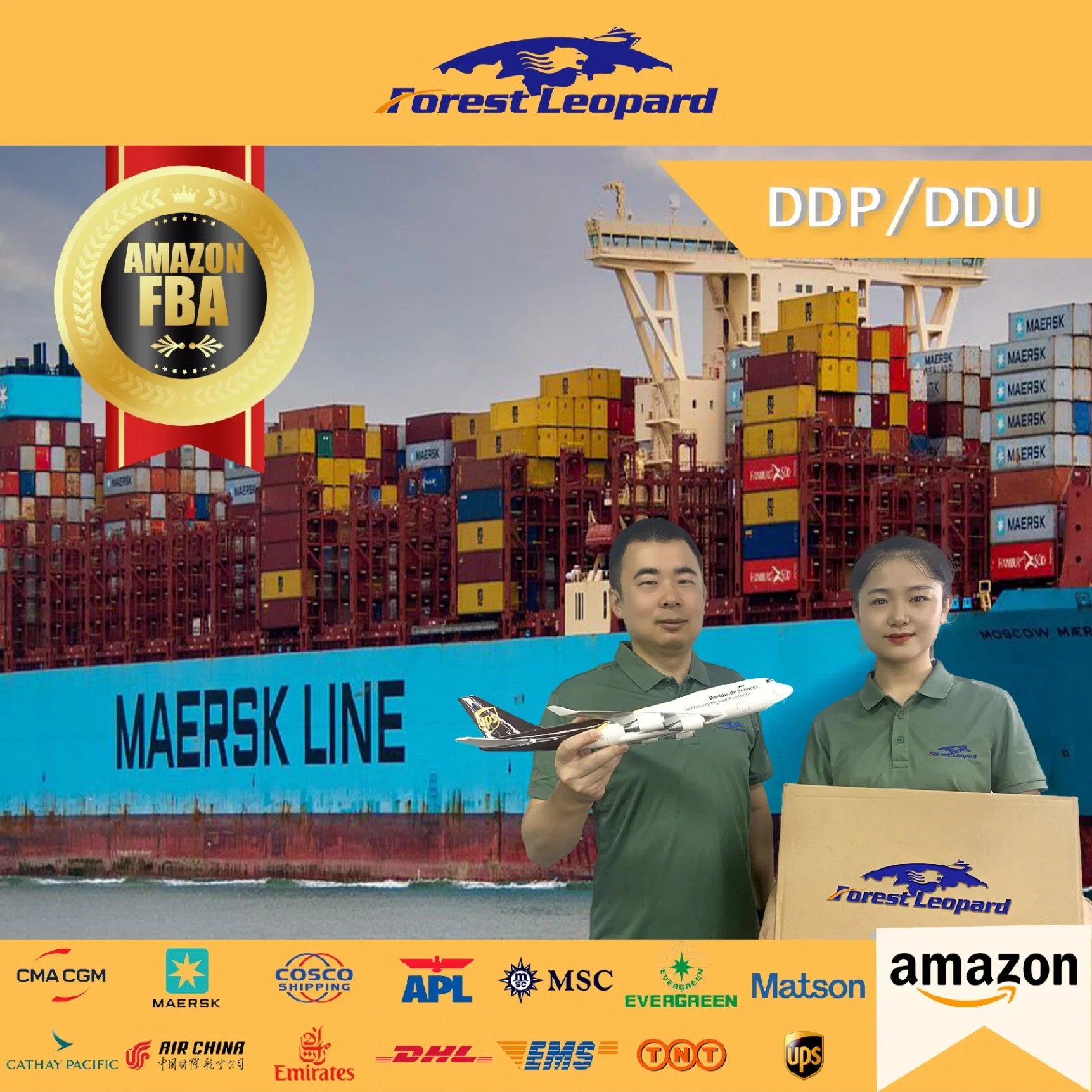 FedEx DHL DDP Express Door to Door Air Sea Freight Forwarder Shipping Rates Agent China Yiwu to UK USA