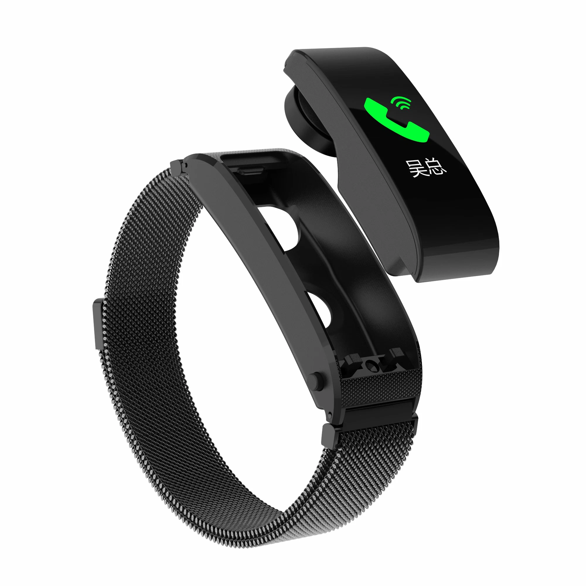 Deportes pulseras pulseras de la TWS Talkable Pulseras Reloj inteligente de Tws 2-en-1 de Tws Smartwatch Auriculares Bluetooth accesorios de telefonía móvil