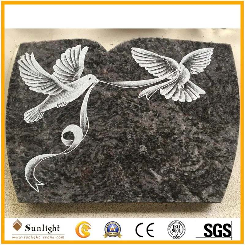 Polished Granite Tombstone on Cheap Price Customized Design Monuments Plaques