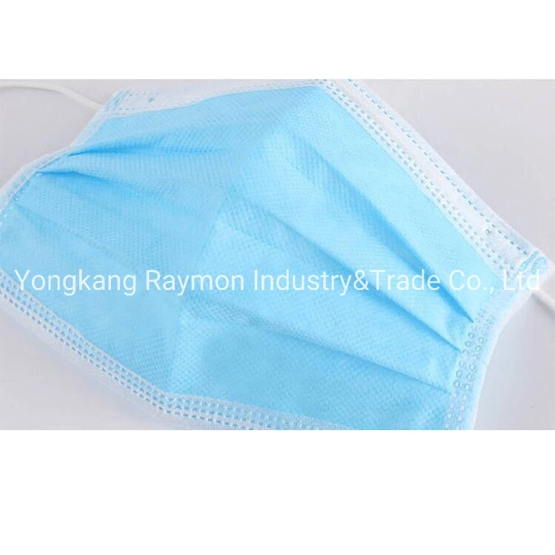 3 Ply Medical Disposable Surgical Face Mask, Non-Woven Facial Mask with Polypropylene