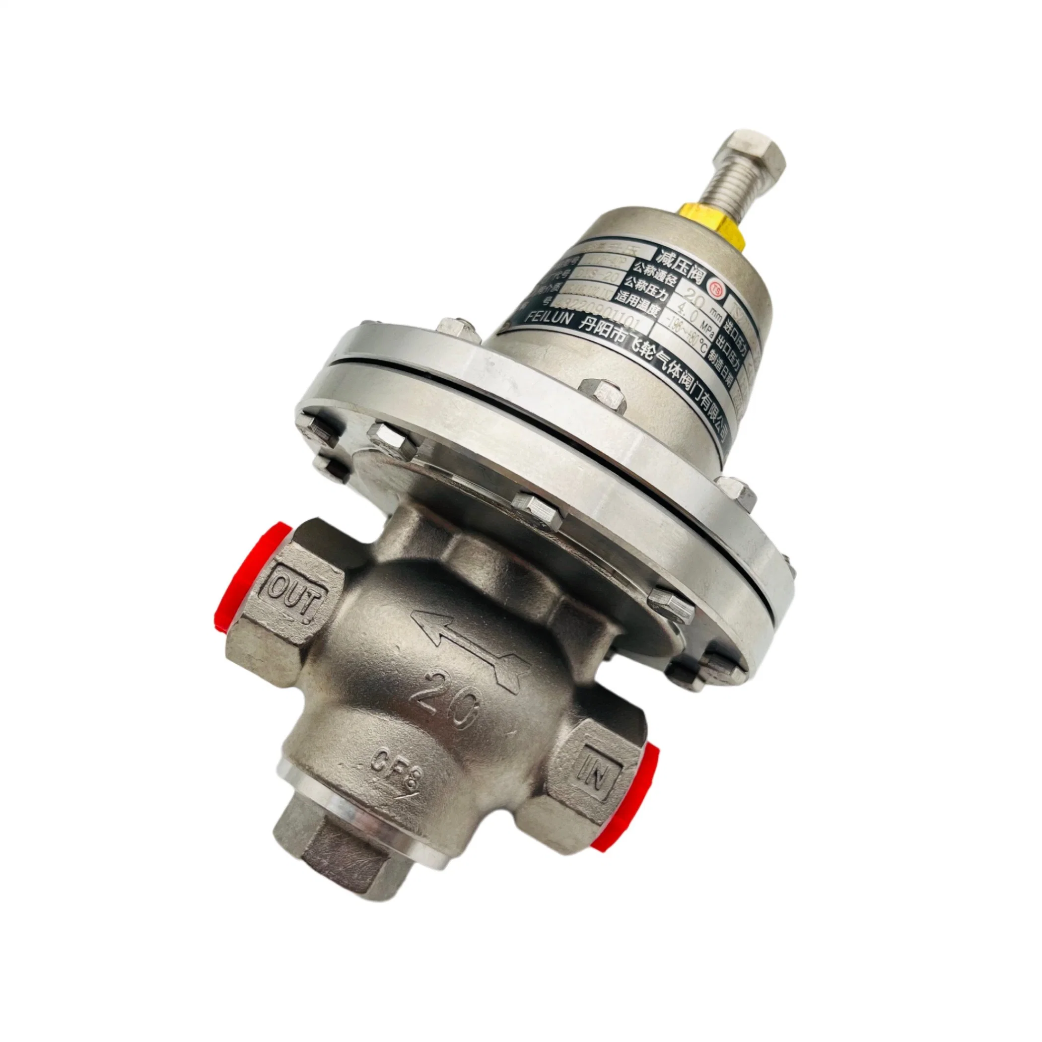Dys-20 Stainless Steel Low Temperature Cryogenic LNG Pressure Building Regulator
