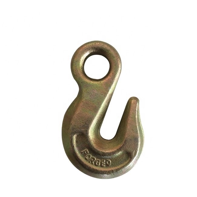 Zinc Plated Lifting Hook Chain Accessories Eye Grab Hook