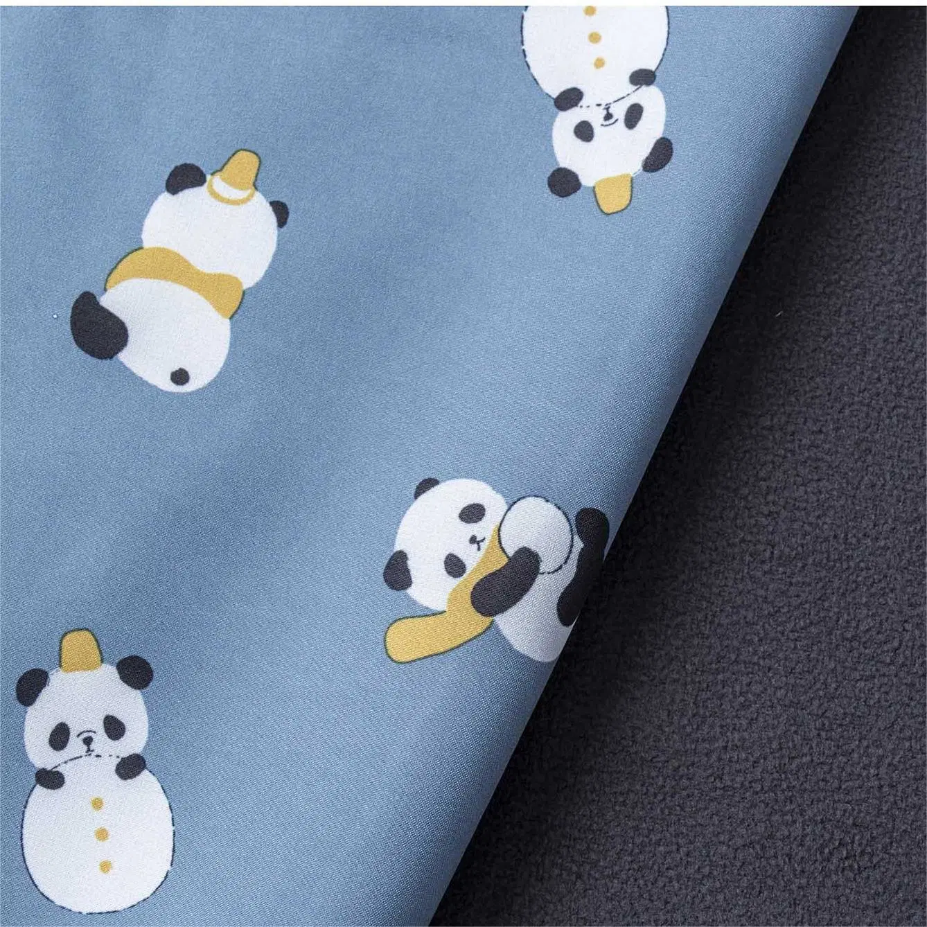 100% Polyester Printed Mechanical Stretch Bonded mit TPU und Fleece 3-Lagiges Verbundgewebe