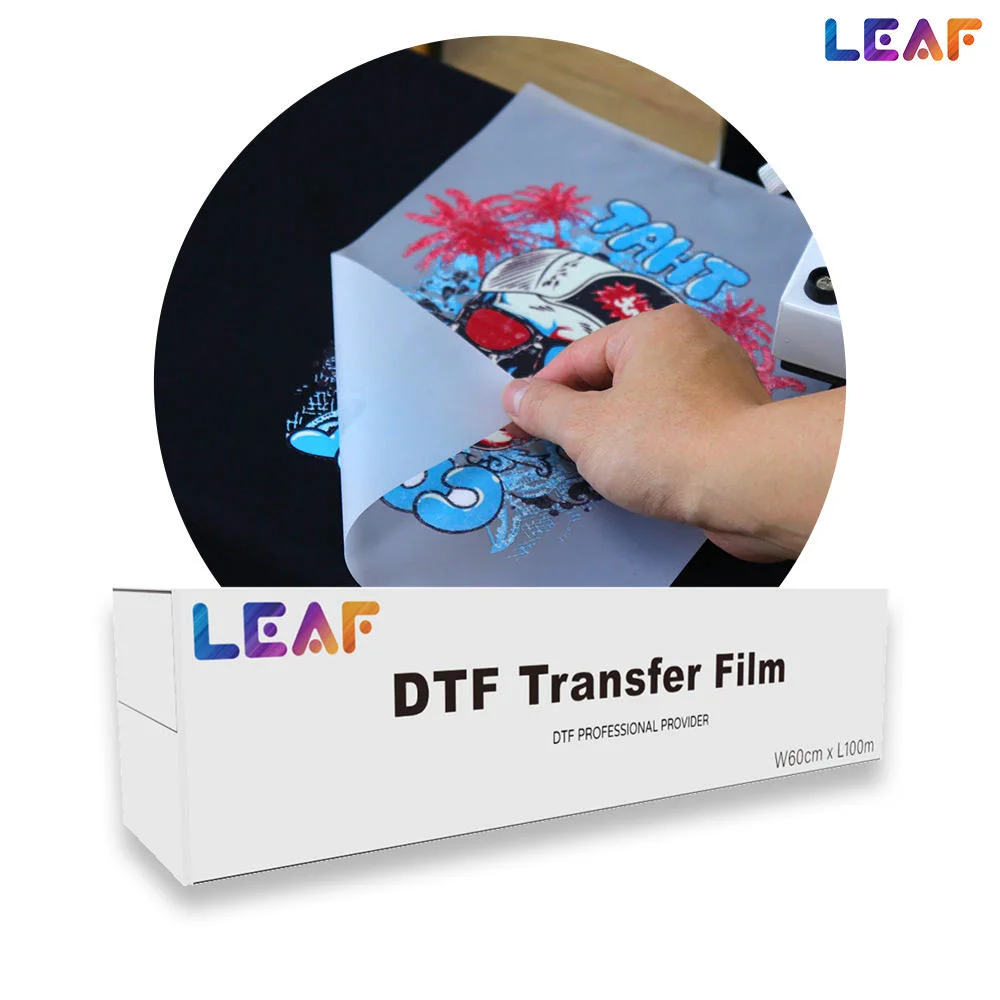 OEM Clothing Customized Leaf Dtf Printer Sublimation Heat Transfer Printing Pet Film