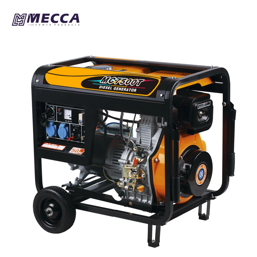 Portable Diesel Generating Set 3kVA 5kVA 6.5kVA 8kVA 10kVA 12kVA 15kVA Kw Power Gasoline Generator Water/Air Cooled for Standby Home Use