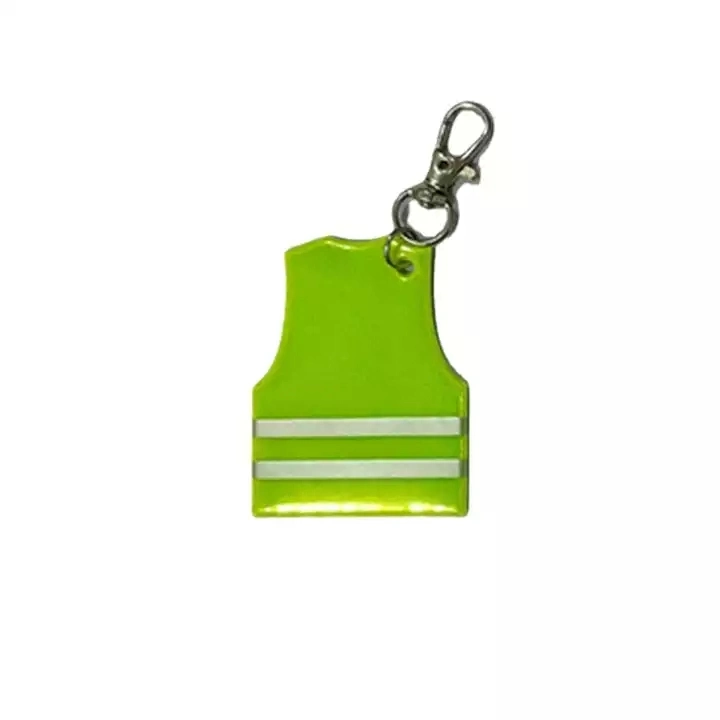 PVC Safety Pendant, Customized Reflective Keychain, Reflective PVC Label, High Visibility Pendant, Reflective Hanger, PVC Pendant, Promotional Gift Pendant