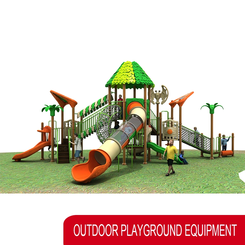 Factory Colorful Commercial Outdoor Plastic Playground Equipment for Children Amusement Park