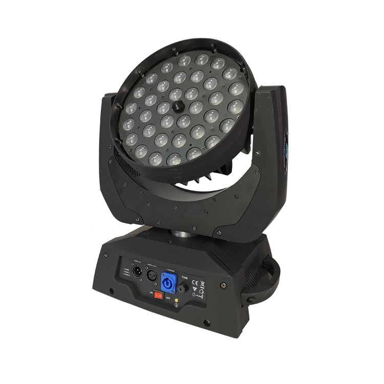 New Design Three Circles Moving Wash Zoom RGBW 36X10W LED Moving Head