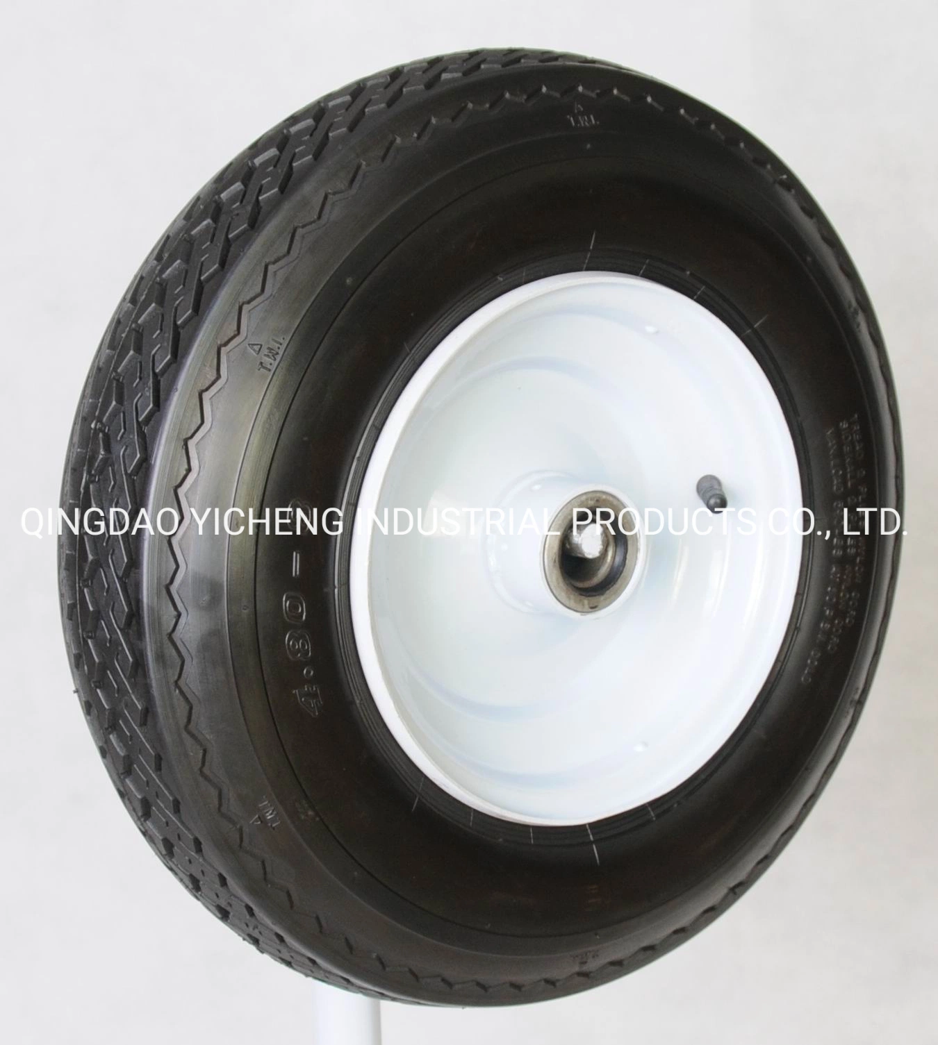 High Rubber Content Wheelbarow Wheel und Pneumatic Wheel 4.80-8 für Schubkarre