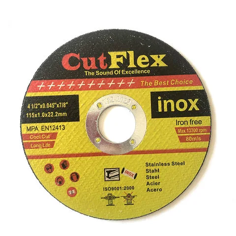 Cutflex Alta calidad Flexovit disco de corte Metal S/S Iron Europe Disco de corte