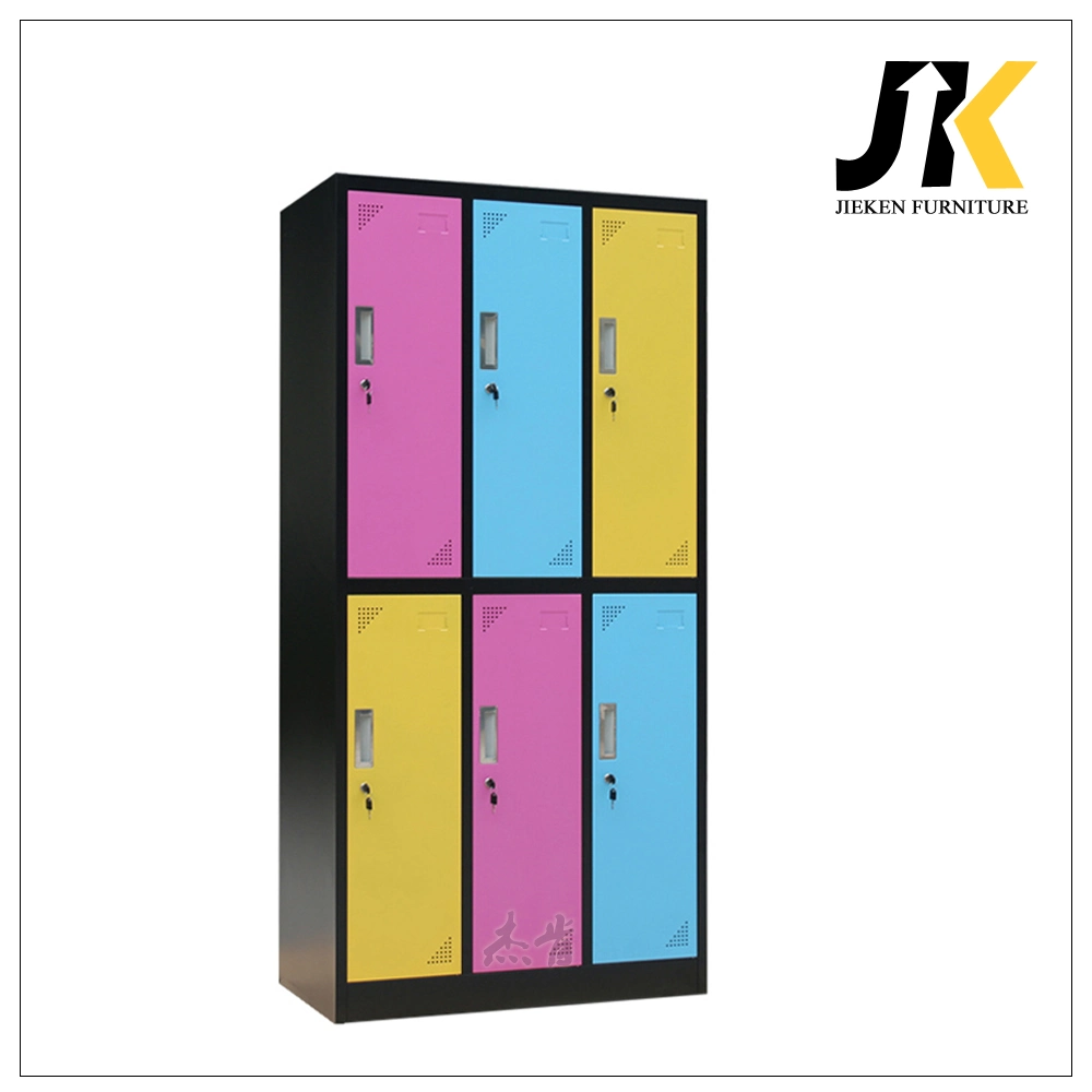 Jk-032 Office 6 Door School Locker Room Furniture