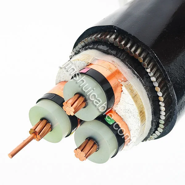 1-35kv XLPE cable de alimentación de alarma de muestra libre, cable resistente al fuego