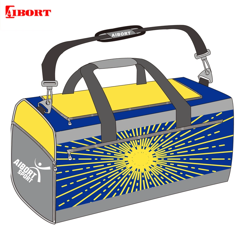 2021 Hot Sale Custom Logo Custom Sublimated Lightweight Weekend Sports Fashion Travel Gyms Duffle Bag