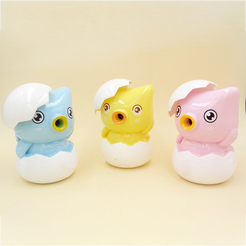 Kawaii&prime; S Egg Shaped Automatic Pen Feeding Pencil Sharpener for Children&prime; S Stationery