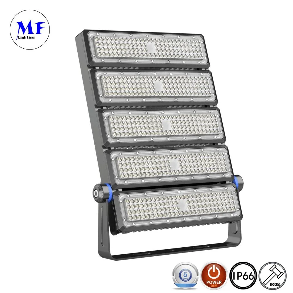 OEM ODM Asymmetric Beam Angle 160lm/W IP66 100W/120W/150W/180W200W/240W/250W/300W Module Adjustable LED Flood Light