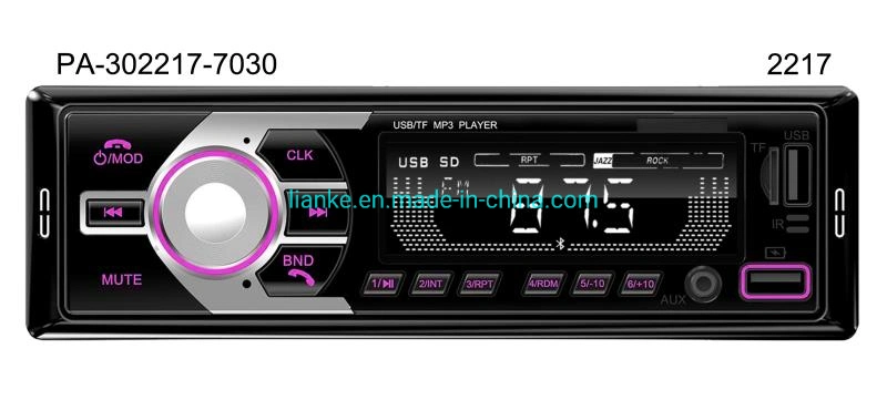 Multimedia de coche Panel fijo Transmisor FM MP3 Audio Player