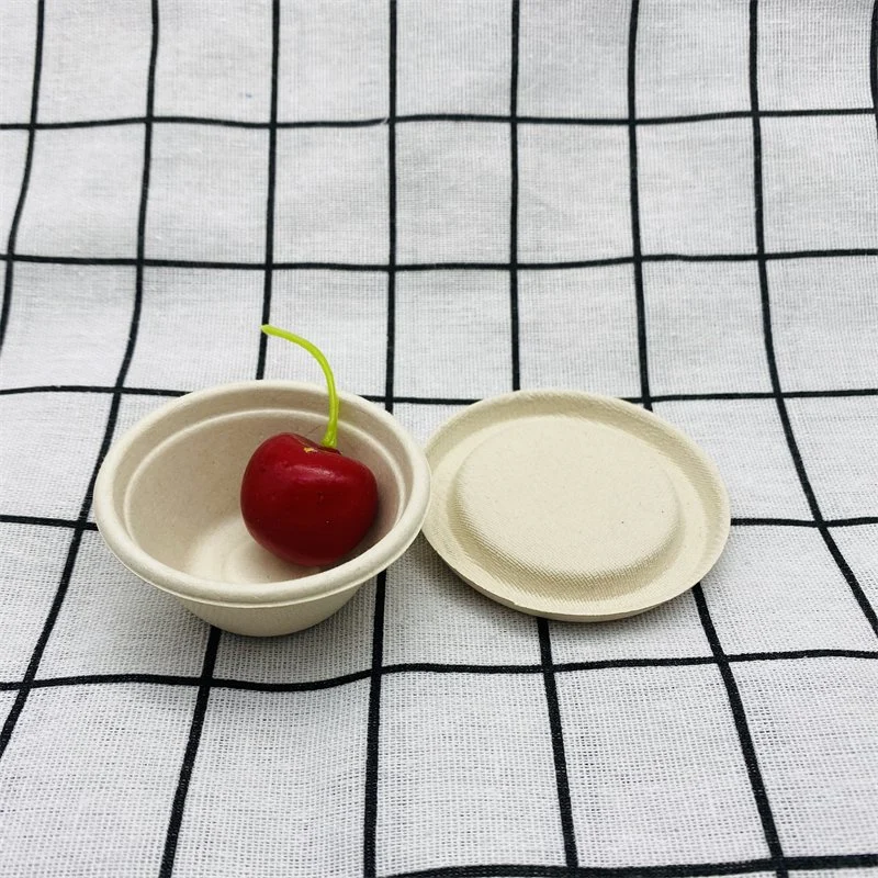 La bagasse jetables de sauce soja plats pour le ketchup