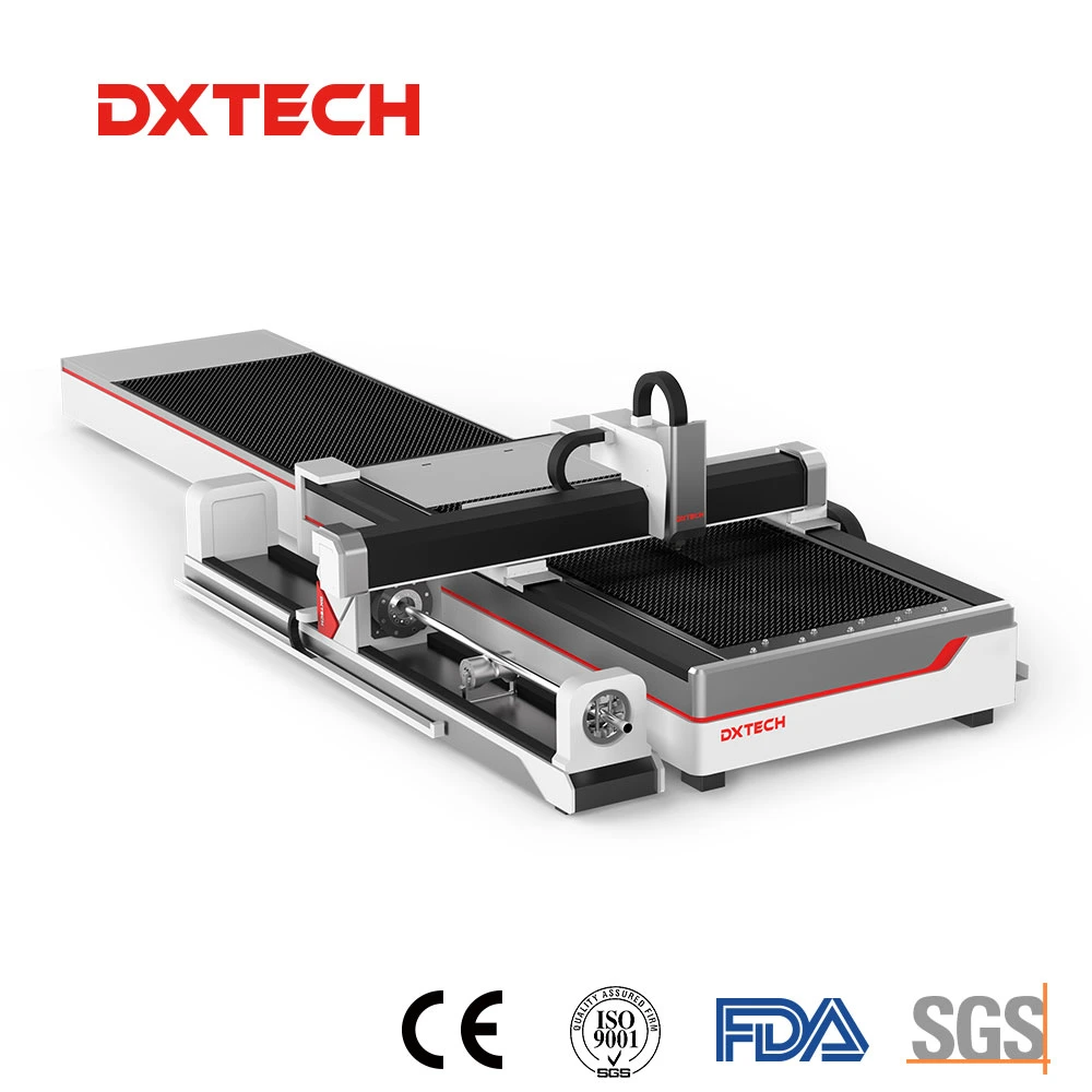 Fiber Laser Cutter for Metal Tube&Sheet with Exchange Table