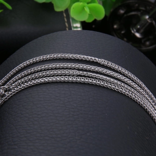 Gold Plated Stainless Steel Wheat Chopin Chain Necklace Necklace Making Chain Fashion Jewelry