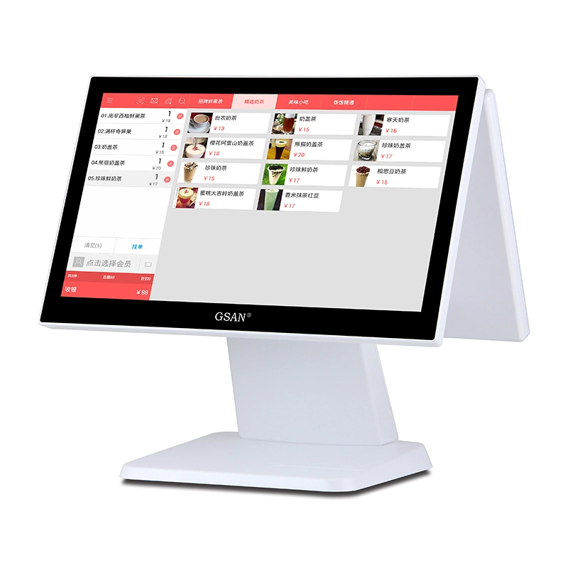 15.6 Inch Cashier Equipment Cash Register Windows POS System for Restaurant