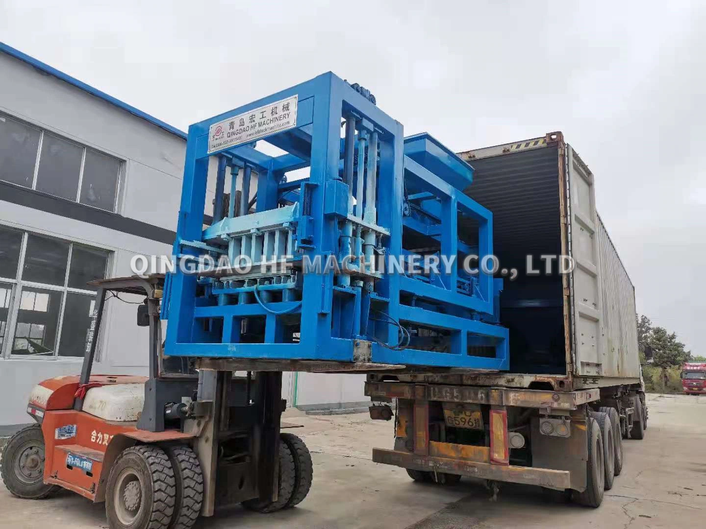 Qt6-15 Automatic Concrete Cement Interlocking Paving Block Making Machine for Ghana