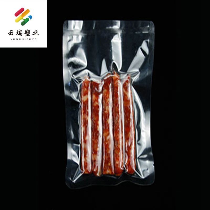 La cocina de alta temperatura de la bolsa de embalaje vacío de alimentos al por mayor y Spot de retorta imprimible carnes mariscos personalizada bolsa de vacío