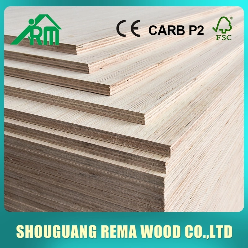 12mm 18mm Poplar Plywood Furniture Plywood Commercial Plywood