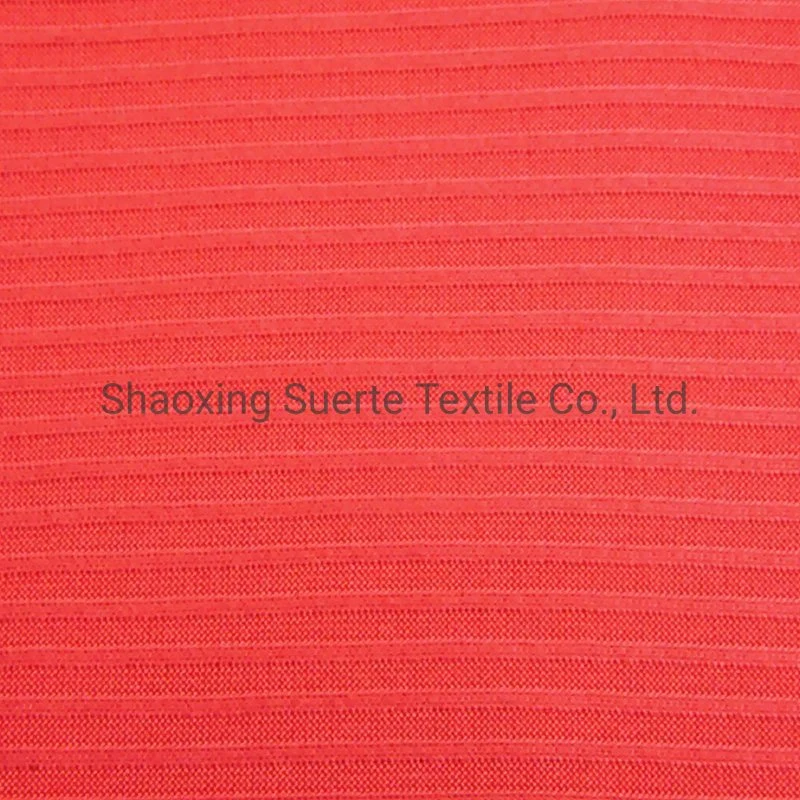 Knitted 95%Polyester 5%Spandex Material DTY Rib Fabric for Jersey Tshirt