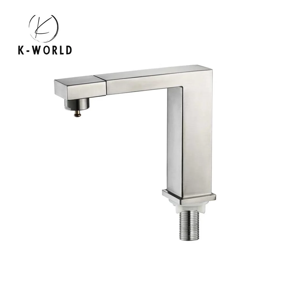 Square Sanitary Ware Faucet for Bathroom with SS304