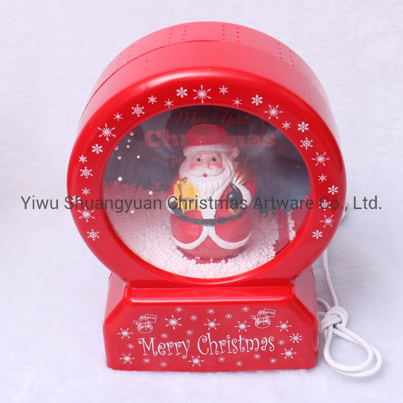 USB Music Snowglobe Ornaments Home Decoration