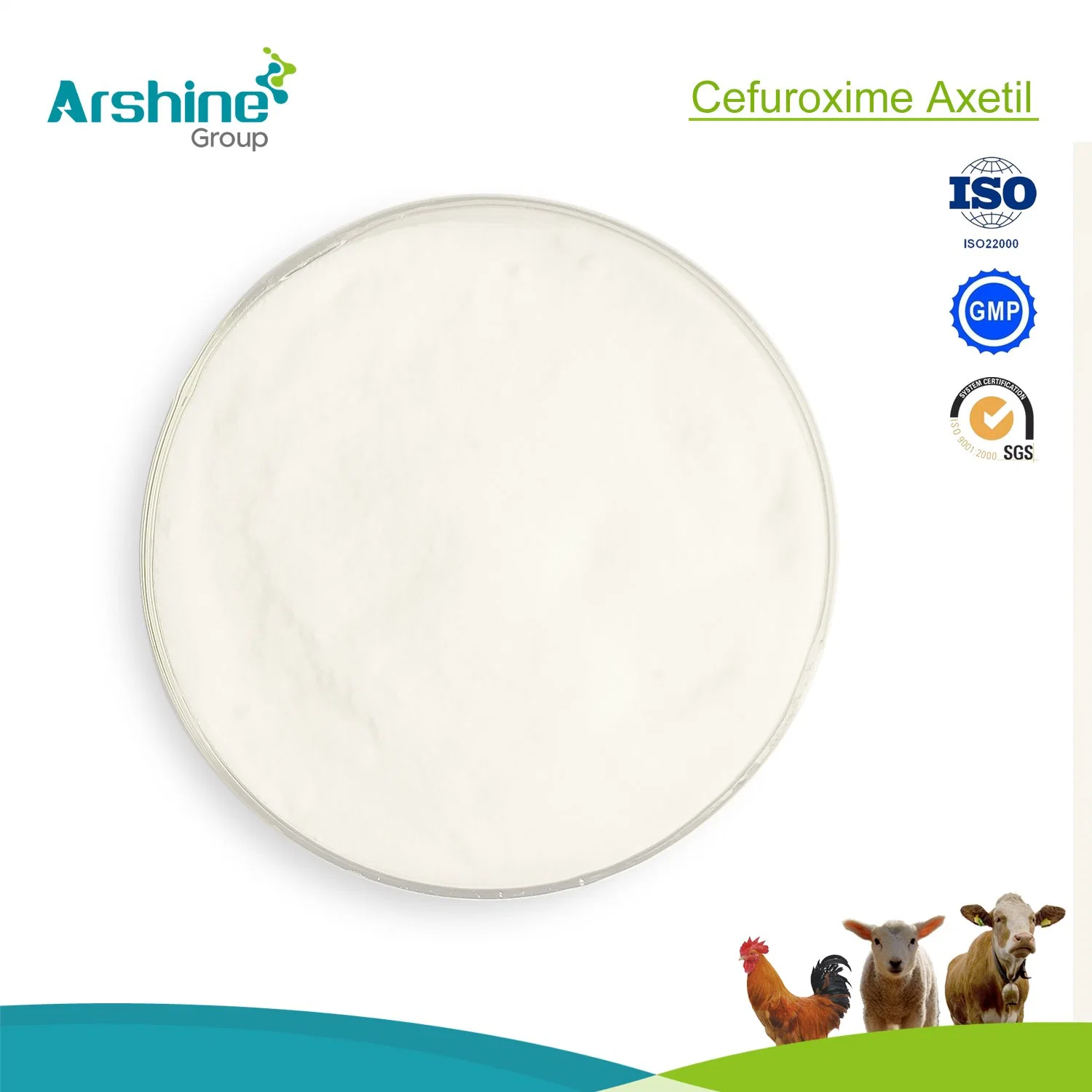 Classe farmacêutica CAS76598-06-6 Cefuroxima Axtil pó API matéria-prima Cefuroxima Axtil