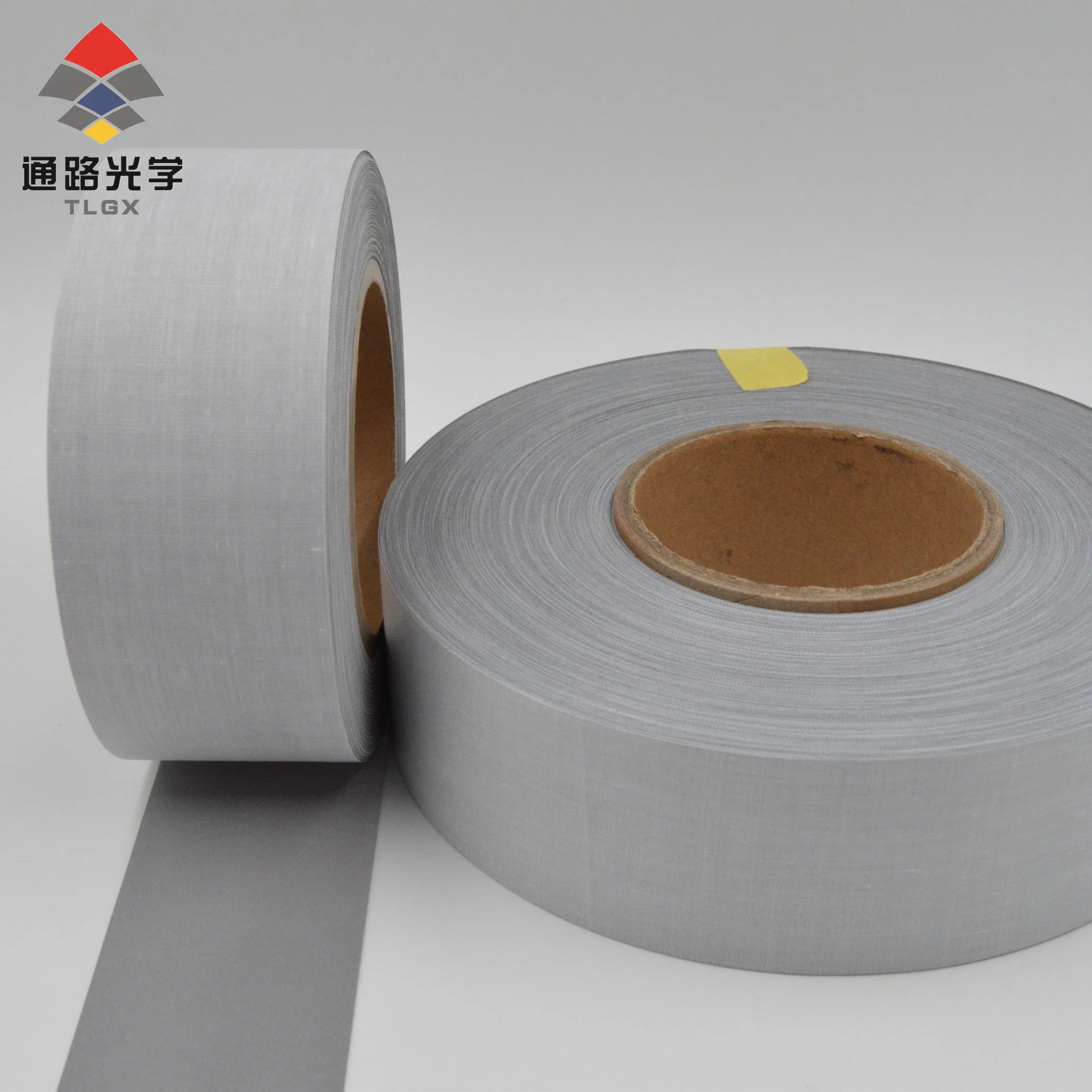 100% Polyester Silver High Luster&prime; S Industrial Washing Reflective Fabric Tape