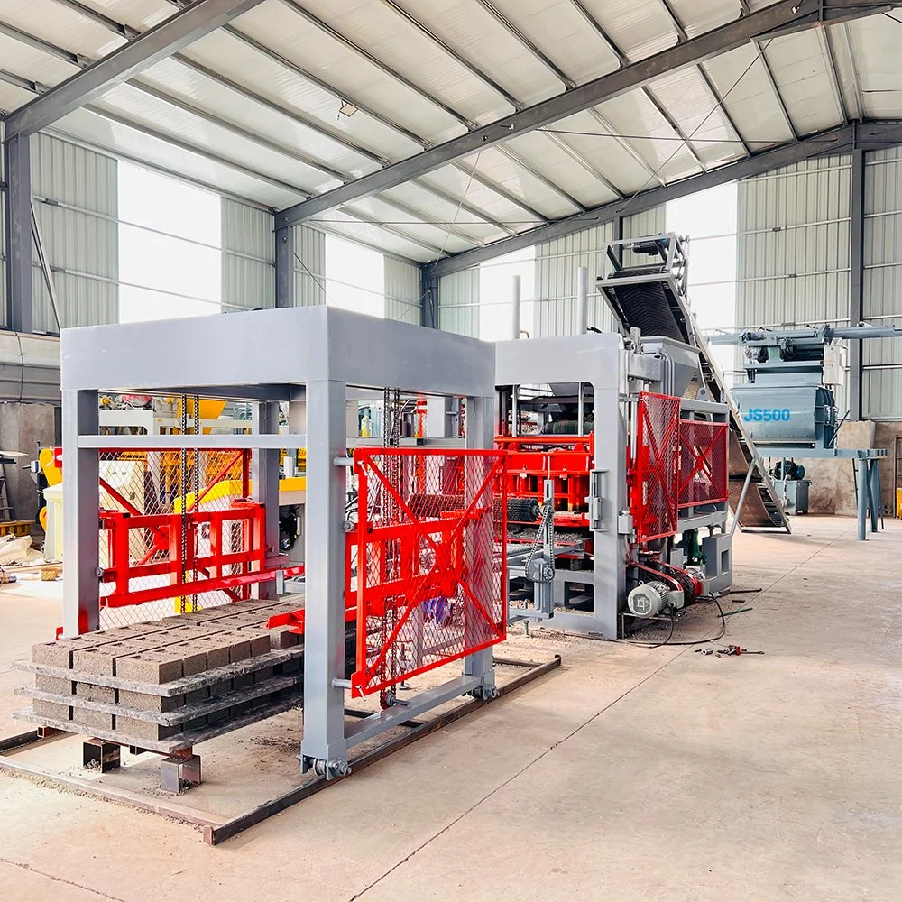 Big High Capacity Output Factory Price Construction Super Sonic Automatic Interlocking Solid Fly Ash Stock Maxi Hollow Concrete Cement Brick Making Machine