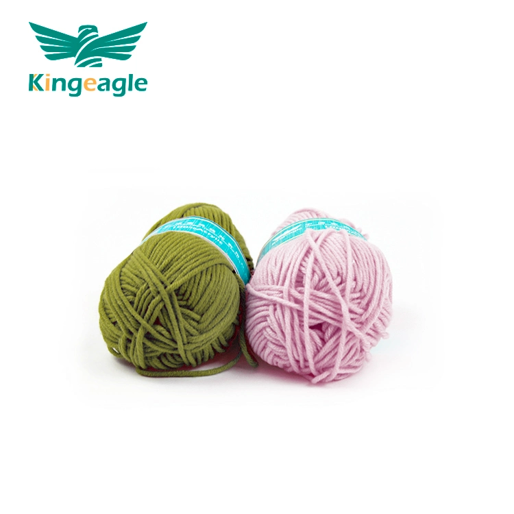 Kingeagle China Professional Supplier Milk Cotton 100% Acrylic Knitting Yarn