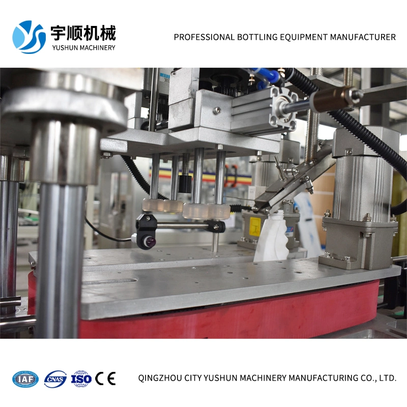 Linear Type Fully Automatic Plastic Jar Capping Sealing Machine with Cap Feeder