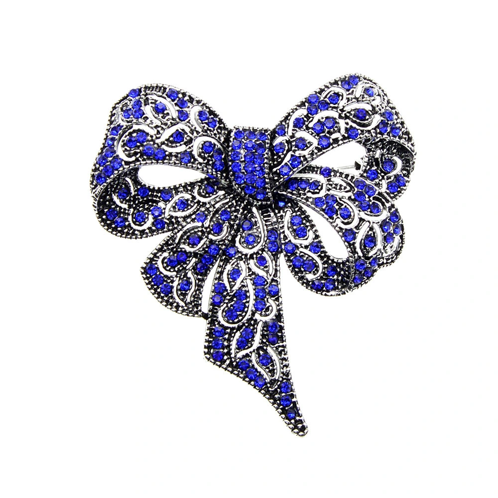 Color Rhinestone Bow Brooches Wholesale Bow Brooch