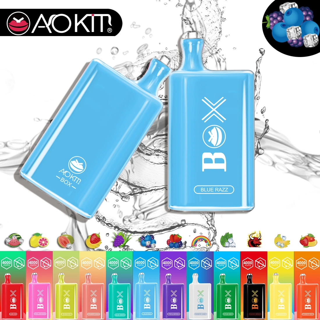 Wholesale/Supplier Disposable E Cigarette Aokit Box 4000 Puffs for Us Market