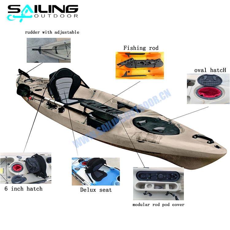 13FT Fishing Canoe Kayak Fishing Boat De Peche Manufacturer in Ningbo China