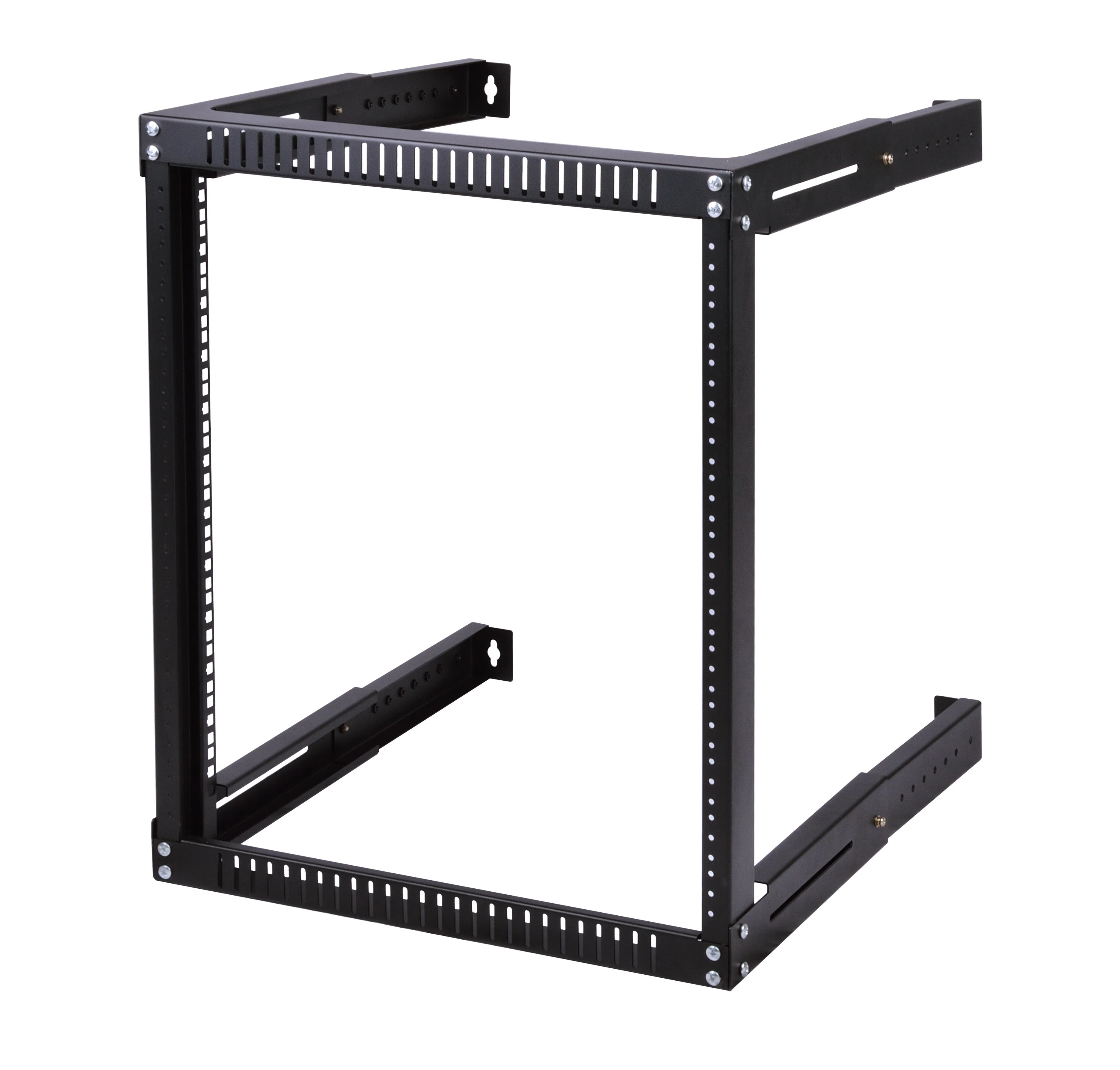 Jamanet 9u Eia Adjustable Depth Wall Mount Server Open Rack Network Frame