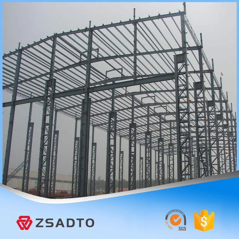 Prefabricated Light Steel Frame Construction Structure for Workshop, Chicken Poultry Farm House