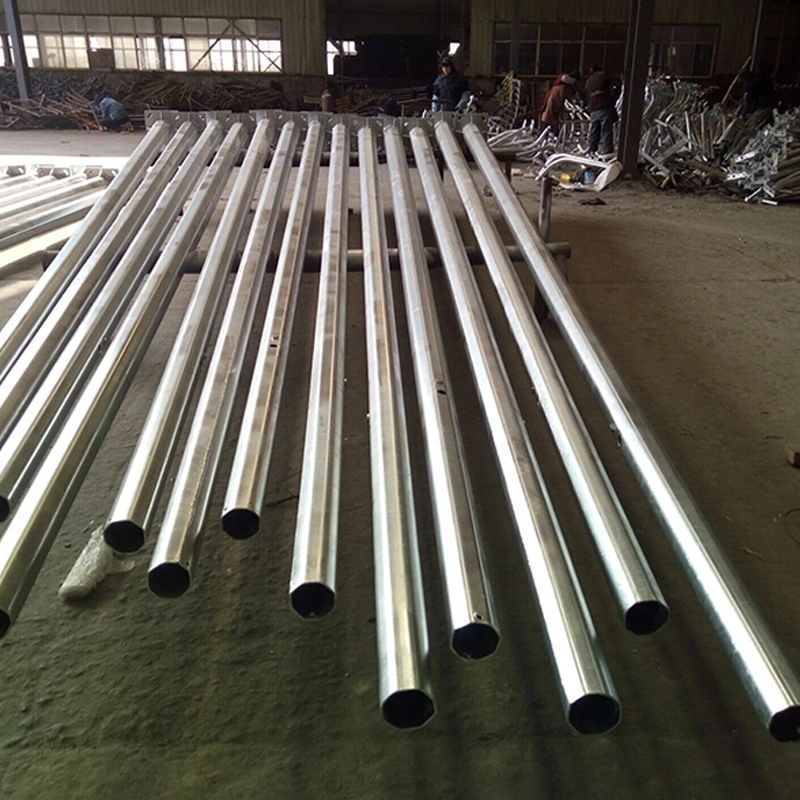 Factory Customization Street Light Pole Lamp Poles Post 3m Single Arm Q235 Steel Material Hot-DIP Galvanization