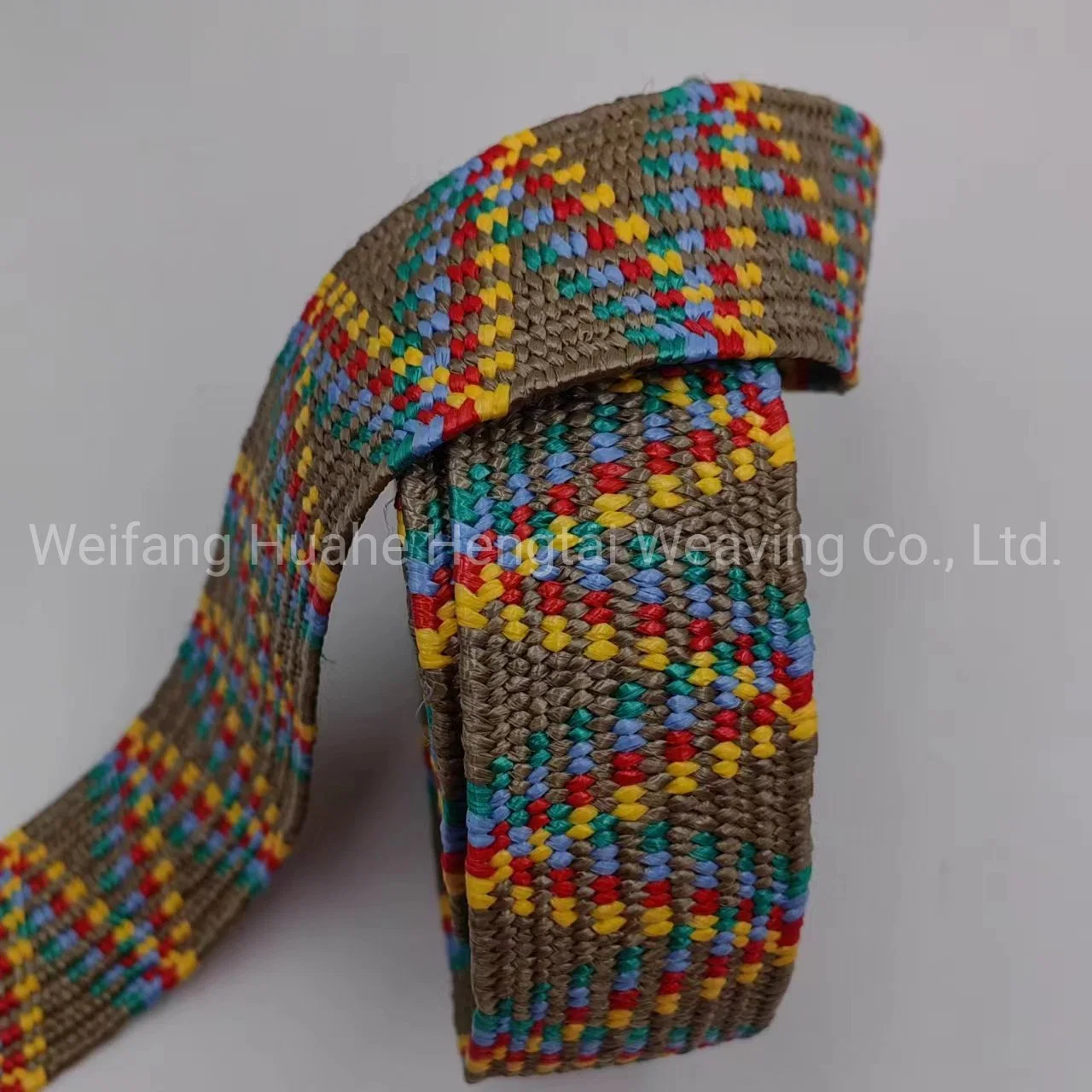 New PP Grass Elastic Woven Belt for Fashion and Leisure Decoration