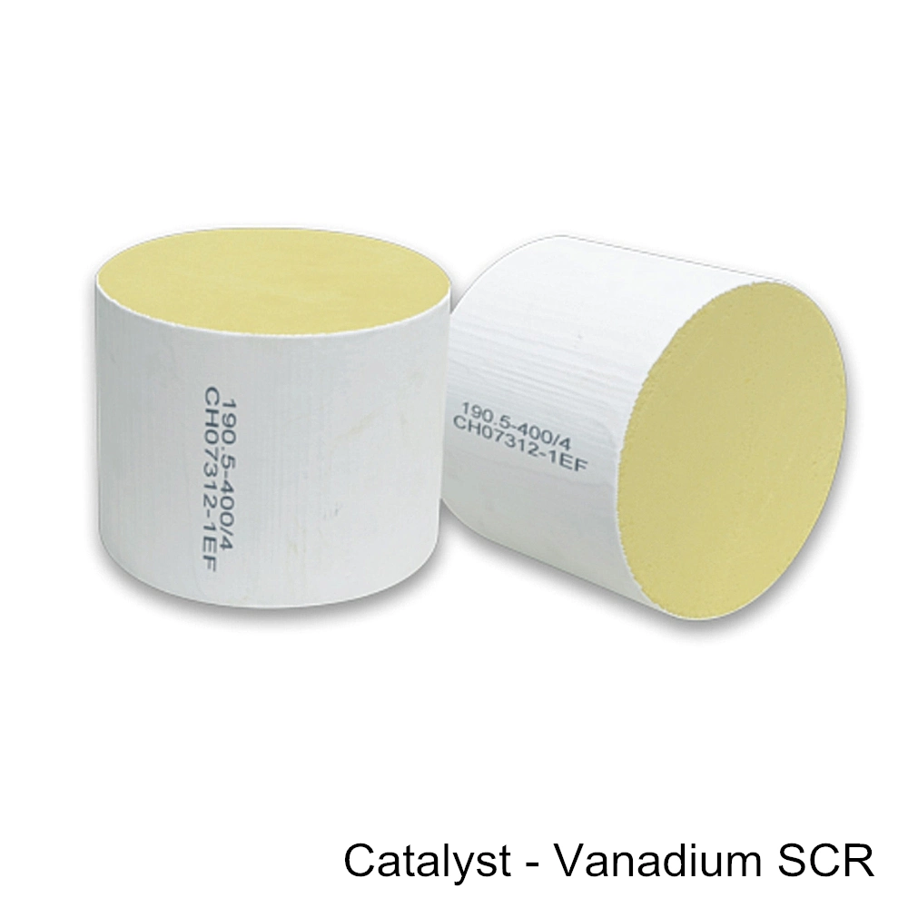 Les pièces du moteur du système d'échappement catalyseur Square ou cylindrique vanadium-SCR/Fe-scr /Cu-cordiérite DPF SCR/cpp de carbure de silicium Catalyst