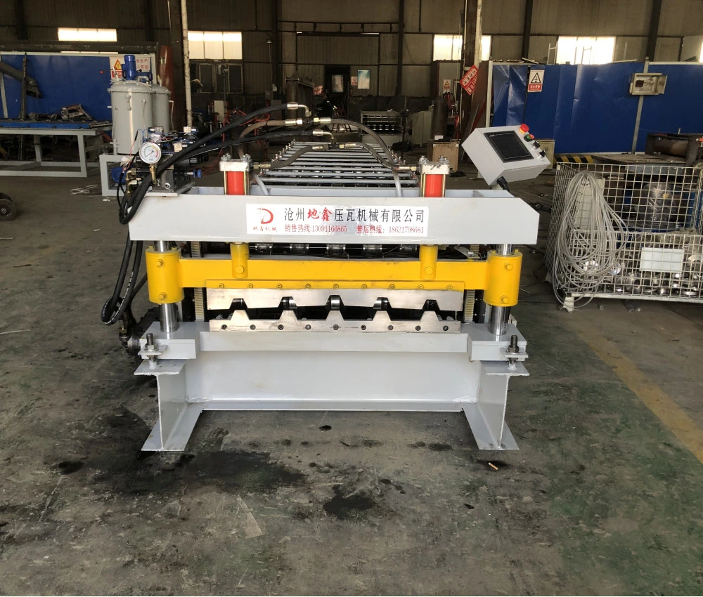 Ibr Trapezoidal Galvanized Roofing Sheet Roll Forming Machine From Botou Factory