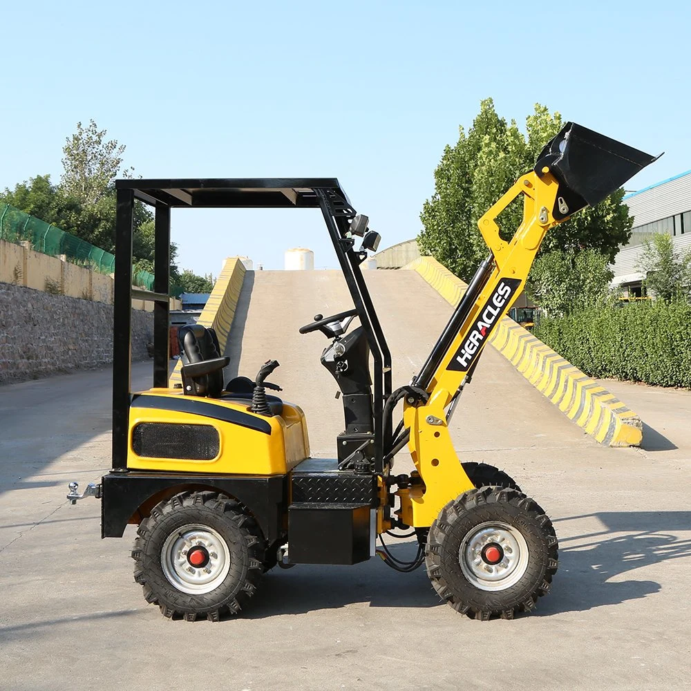 Customized ISO Approved Wheeled Heracles Track Front End All Electric Small Wheel Loader