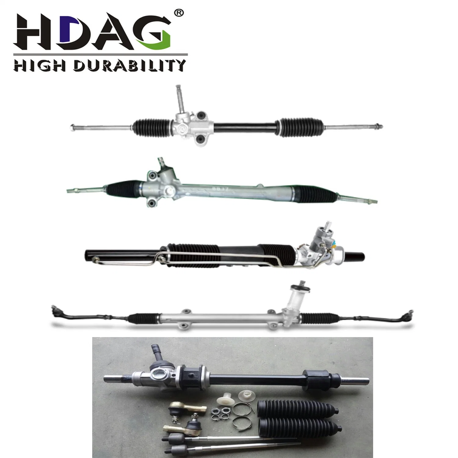 Hdag OEM 96482901 Auto Car Manual Power Steering Rack Steering Gear Manufacturer for Daewoo Hyundai 56500-D3100 56500-D7100 56500-2t650 56500-3q000 56500-3q200