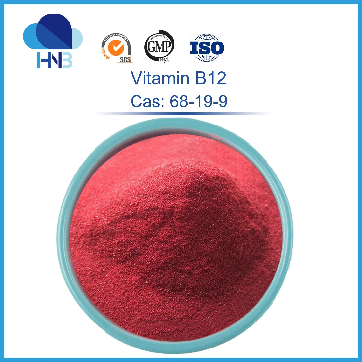 CAS: 13422-55-4 Vitamin B12 Mecobalamin Powder Methylcobalamin